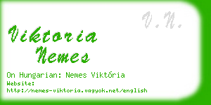 viktoria nemes business card