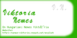 viktoria nemes business card
